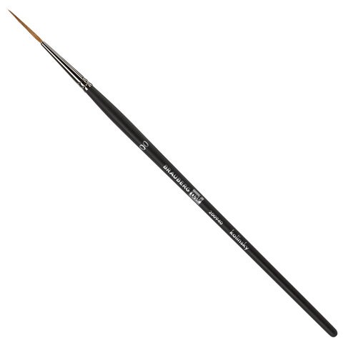 Кисть художественная колонок, лайнер, № 00, короткая ручка 200940 цена за 3 шт , 